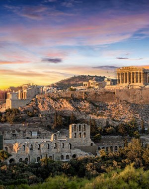 Athen sunset